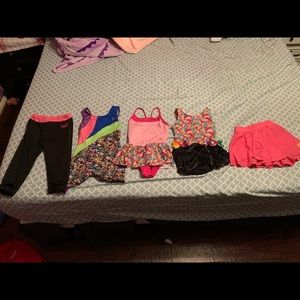 JoJo Siwa gymnastics lot set 6/7 small bows